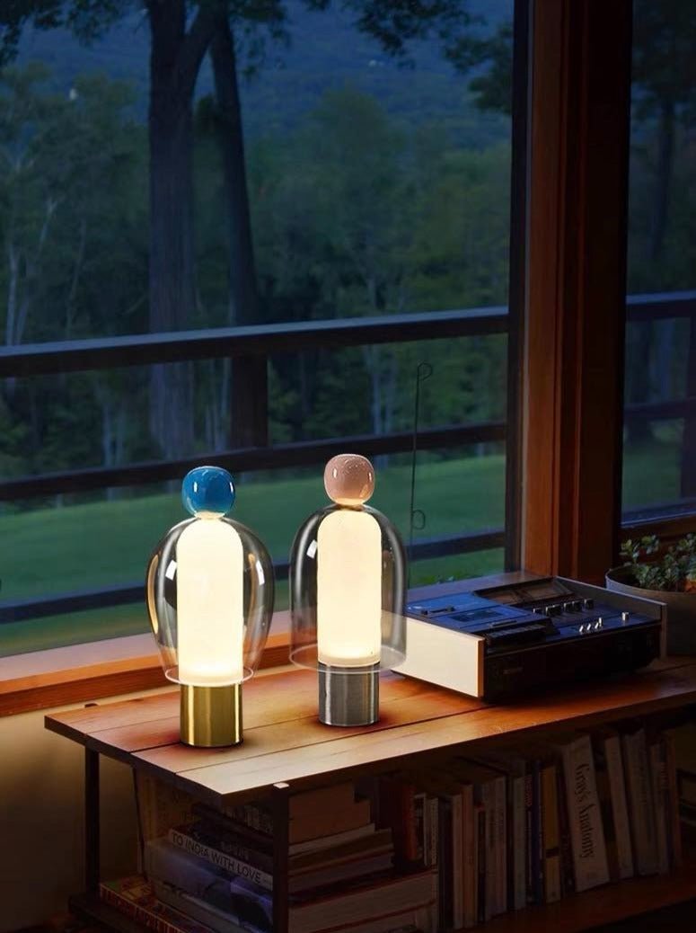 Dimmable Portable Cute Whimsy Eclectic Modern Table Lamp - Easy Peasy