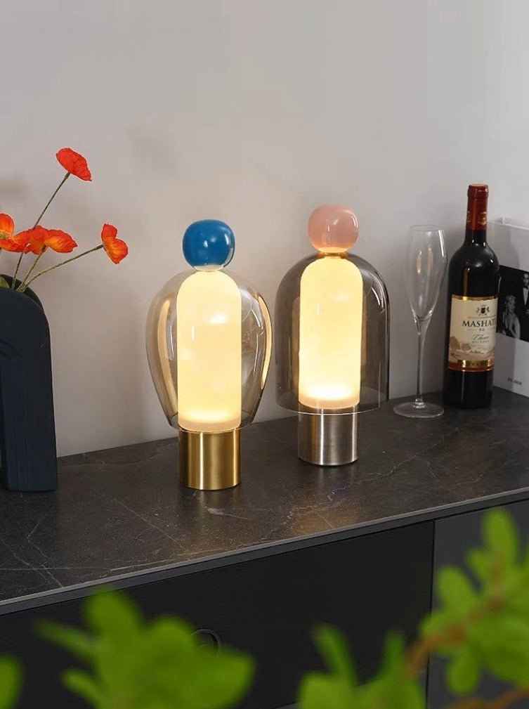 Dimmable Portable Cute Whimsy Eclectic Modern Table Lamp - Easy Peasy