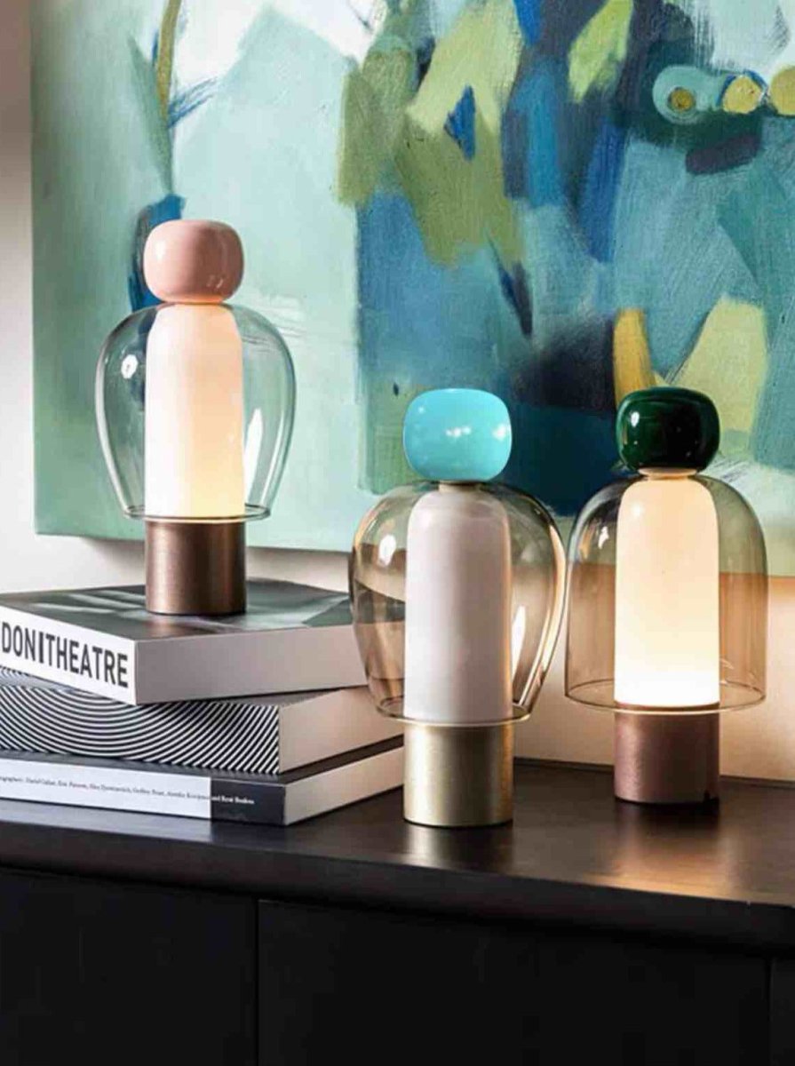 Dimmable Portable Cute Whimsy Eclectic Modern Table Lamp - Easy Peasy
