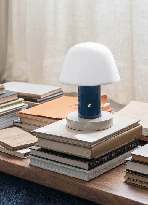 Nordic Cute Mushroom Setago Table Lamp - Dimmable Portable Quirky