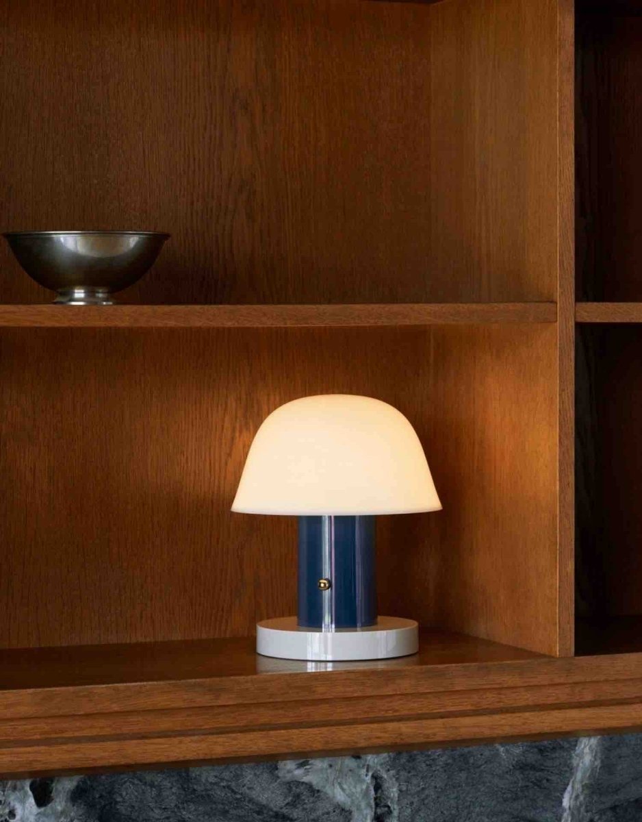 Nordic Cute Mushroom Setago Table Lamp - Dimmable Portable Quirky