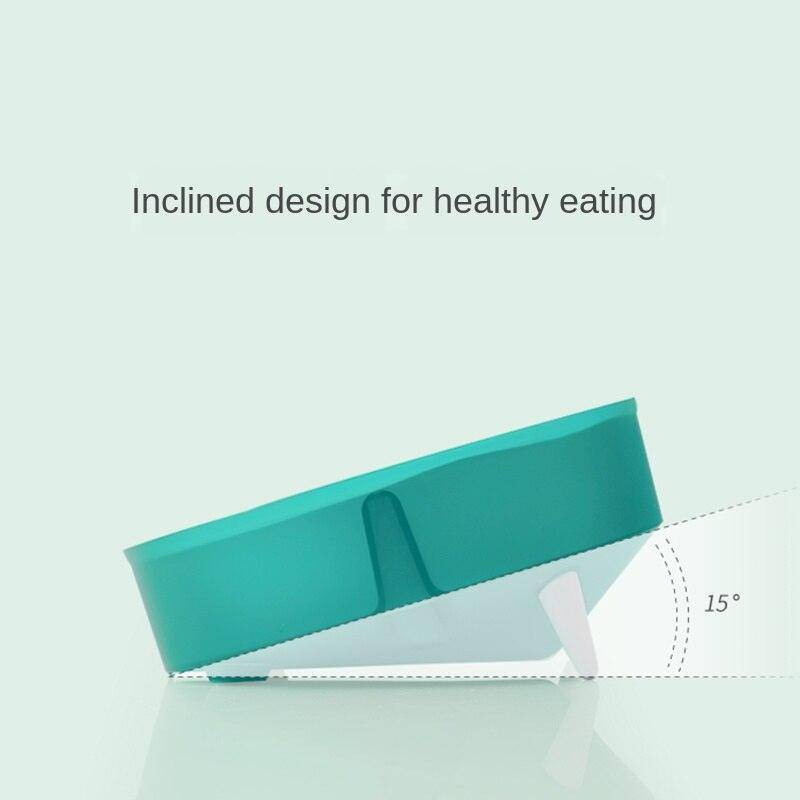 Sustainable cat and dog bowls with an inclined design for healthy eating