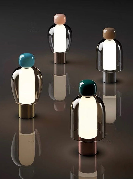 Dimmable Portable Cute Whimsy Eclectic Modern Table Lamp - Easy Peasy